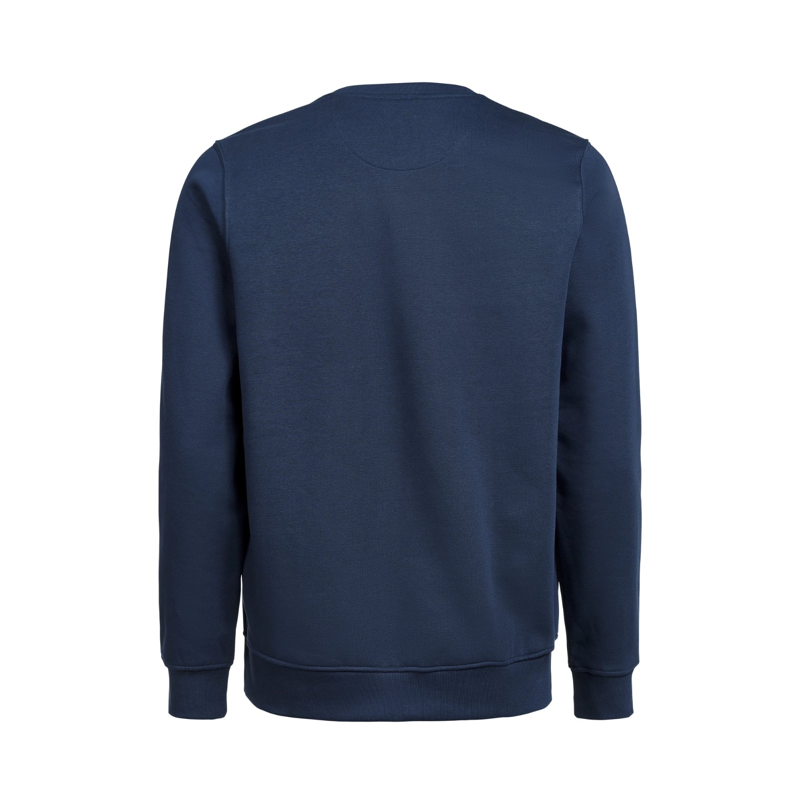 Navy blå Sweatshirt i Økologisk Bomuld | Stilren | Horizontals