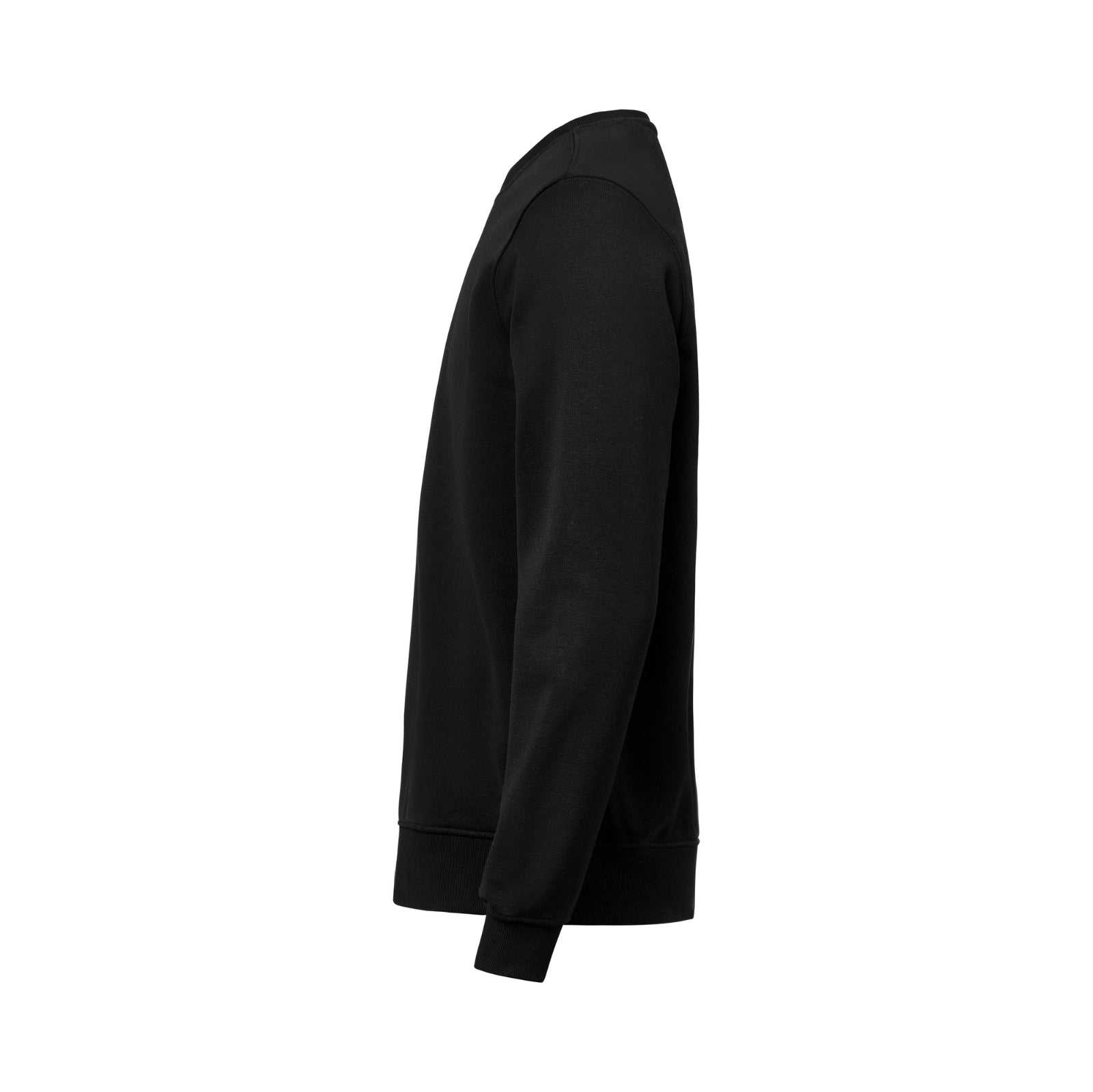 Sort Sweatshirt i Økologisk Bomuld | Minimalistisk | Horizontals