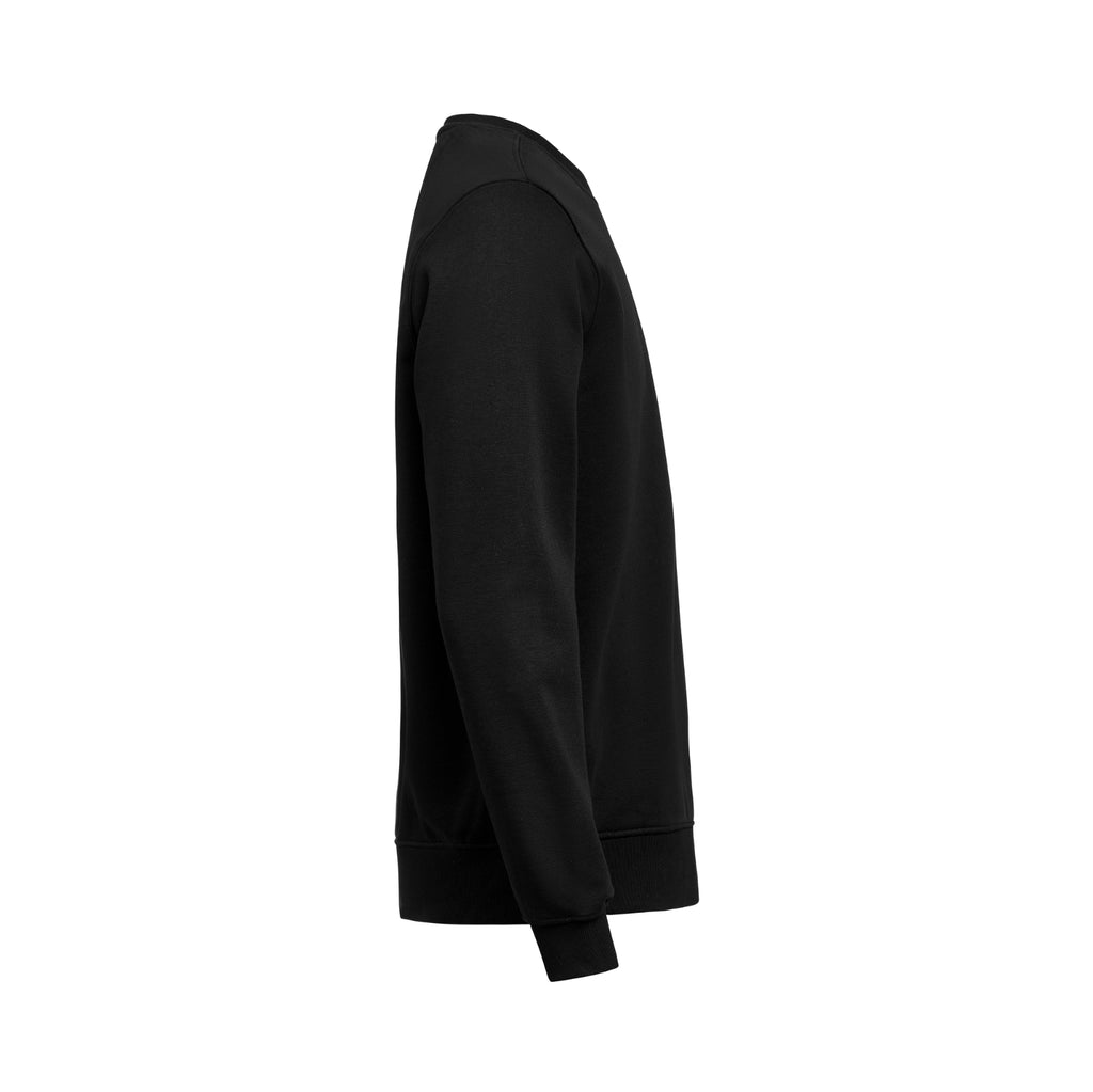 Sort Sweatshirt i Økologisk Bomuld | Minimalistisk | Horizontals