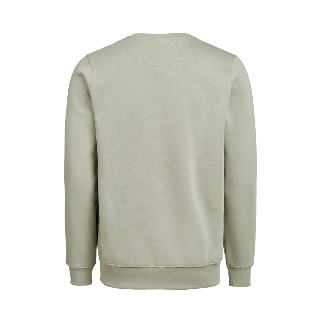 Grøn Sweatshirt i Økologisk Bomuld | Stilren | Horizontals