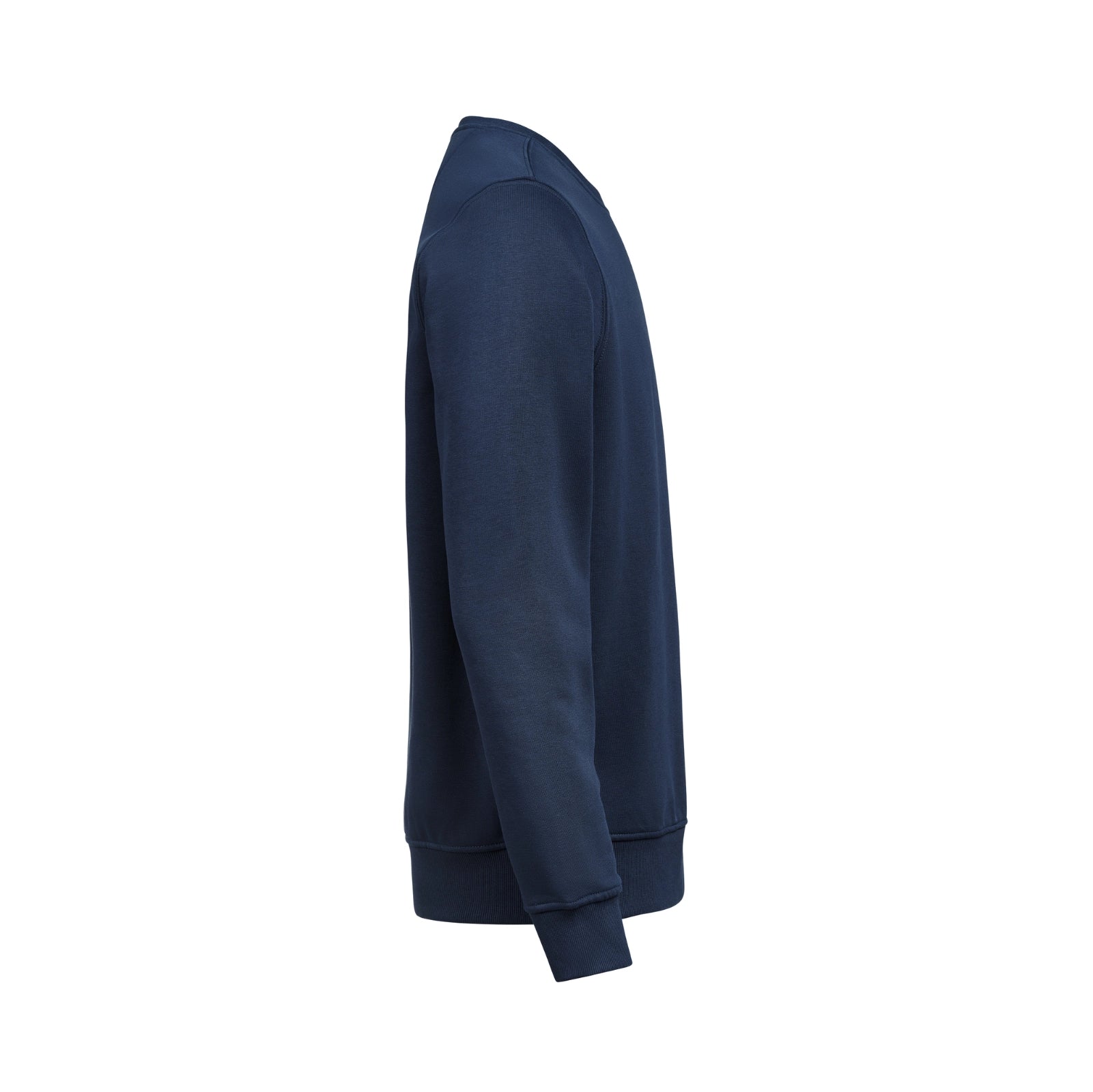 Navy blå Sweatshirt i Økologisk Bomuld | Stilren | Horizontals