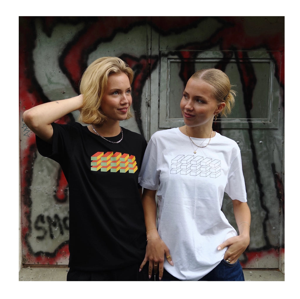 Hvid T-shirt i Økologisk Bomuld | Minimalistisk | Dame og Herre