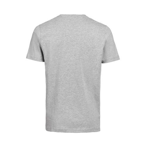 Grå T-shirt i Økologisk Bomuld | Grafisk | Horizontals