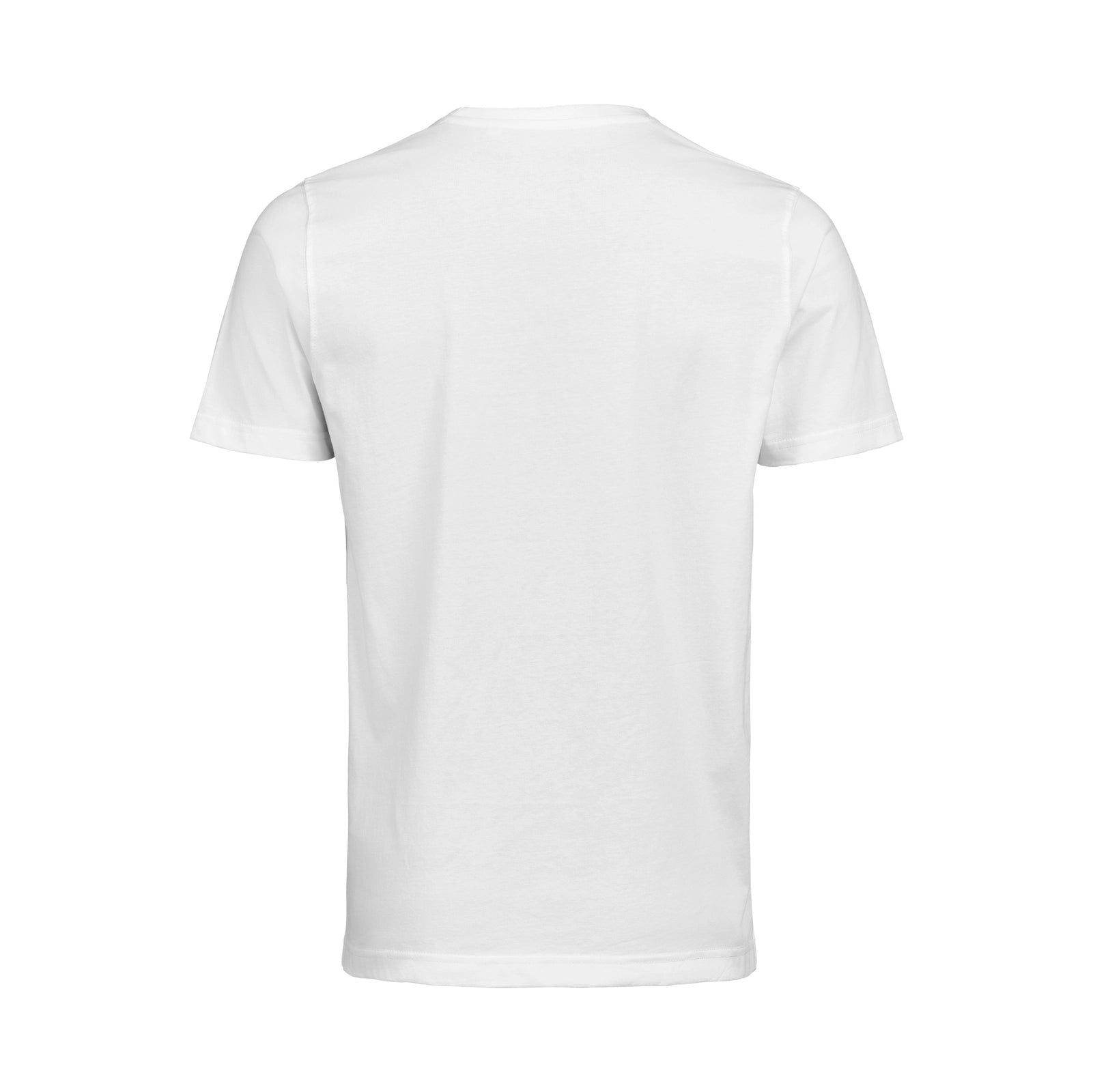 Hvid T-shirt i Økologisk Bomuld | Minimalistisk | Horizontals
