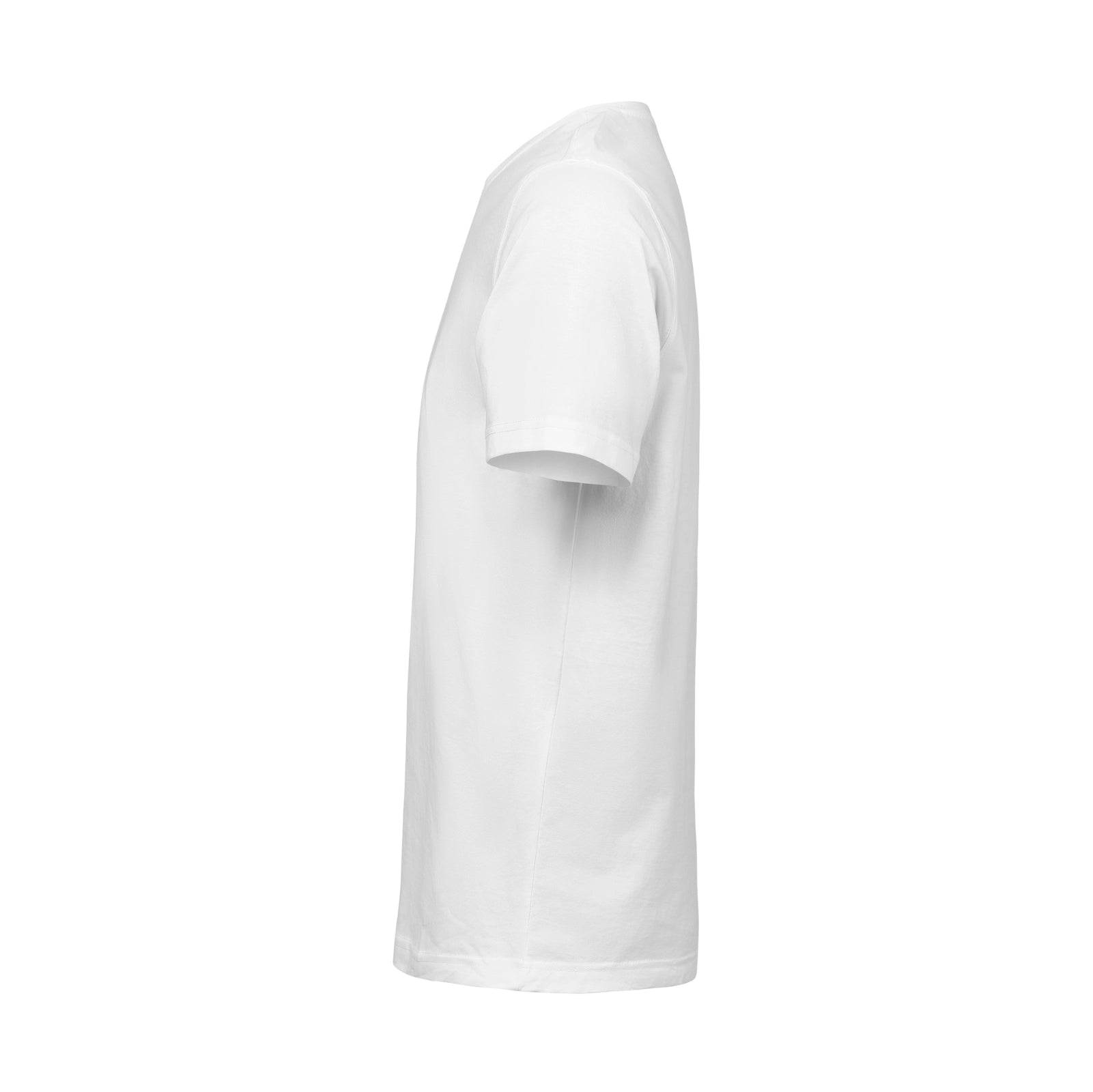 Hvid T-shirt i Økologisk Bomuld | Minimalistisk | Horizontals