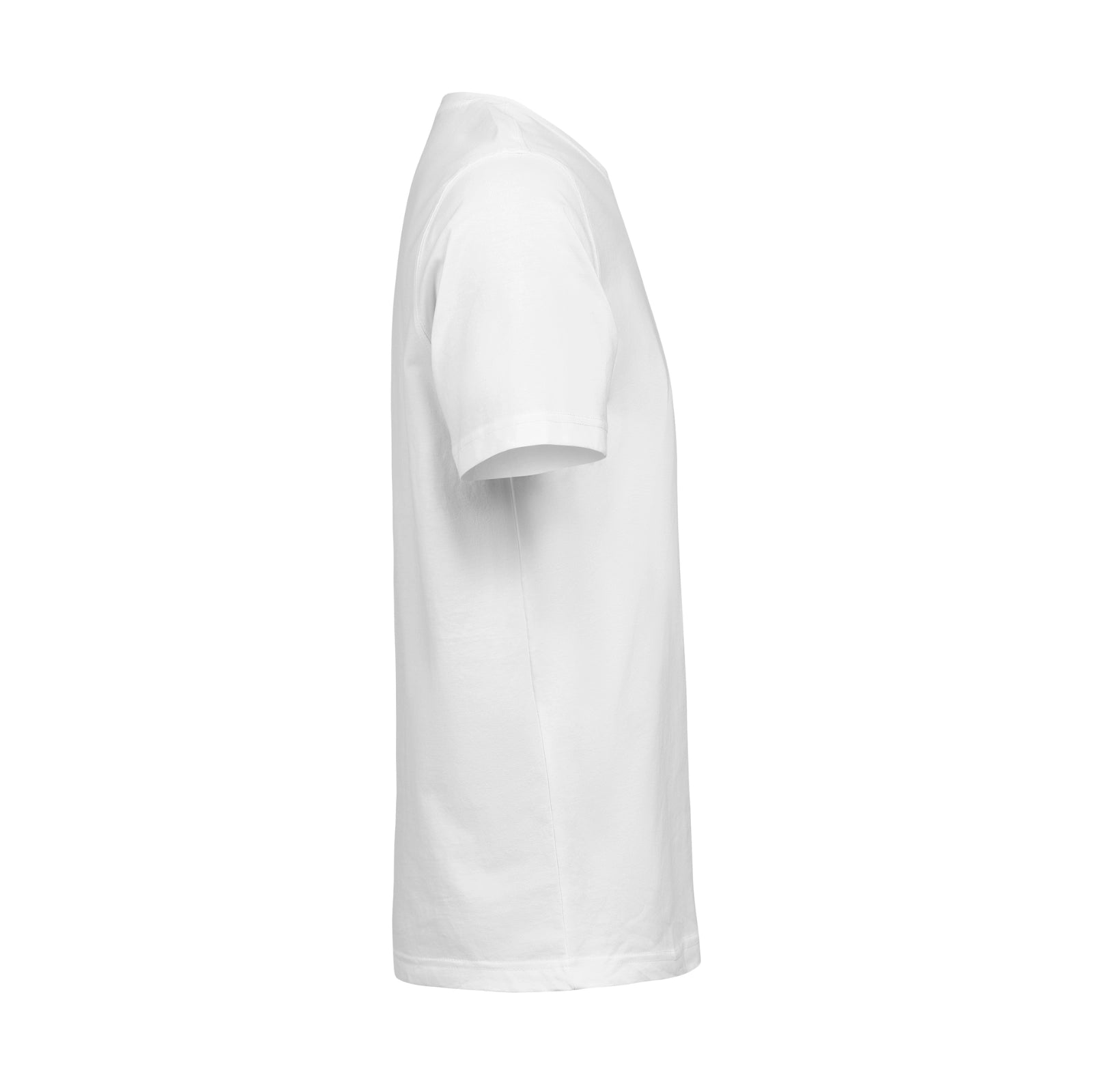 Hvid T-shirt i Økologisk Bomuld | Minimalistisk | Horizontals